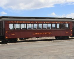 One of the other great changes in Antonito was the car fleet in a new deep red paint rather than the garish bright red from the last few seasons.