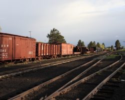 Ah, just another horrible evening in Chama. I've been away for two years, and that's just too long. I miss the trains, the smell of coal smoke, and seeing many of the other narrow gauge enthusiasts. Well, I'm hungry, so off to the High Country for dinner...