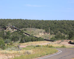 The second to last angle station on top the mesa, running right along route 41.