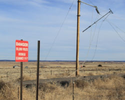 The east side of the AZ 98 road crossing.