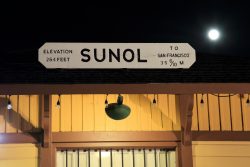 Saturday night turned out to be cold and clear, with a full moon hanging in the sky
