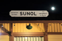 Saturday night turned out to be cold and clear, with a full moon hanging in the sky