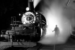 Oh, that's what our shadowy figure is doing. He's getting ready to oil around on #4 before it heads back to Brightside.