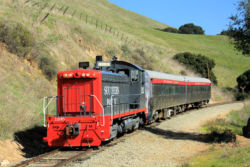 Just another shot of our pretty little passenger train for the day.
