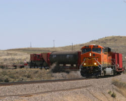 Coming down around the hill out of Beshoar and over an unnamed dirt road...