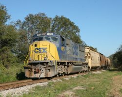Arriving at Nichols, the train has reached the end of its run. The crew will drop the string of empties in the yard and head back to Mulberry.