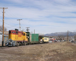 Under way southbound, having just passed through the US 84/285 crossing