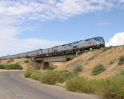 The next sighting is the eastbound California Zephyr at Westwater, UT