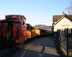 At 0730h, the train was ready for boarding
