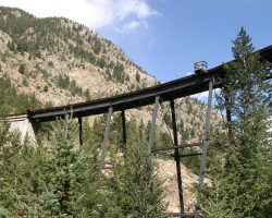 The rebuilt Devils Gate Bridge, as true to the original as safety will allow, but steel this time and much, much stronger.