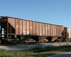 Here's a wanderer, far from home. Yes, it's a Rio Grande covered hopper, now with NAHX reporting marks and sitting in the Mulberry, FL, yard.