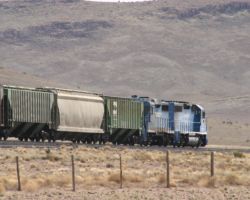Having passed Nutt, the westbound works a steady uphill alongside the highway