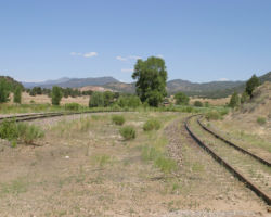 West down Vallie, towards Salida
