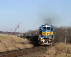 Clear of the meet, 6360 heads on in to the Quad Cities near Pleasant Valley (just north of Bettendorf)