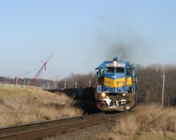 Clear of the meet, 6360 heads on in to the Quad Cities near Pleasant Valley (just north of Bettendorf)