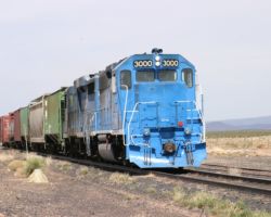 And our last look at the westbound SWRR job, passing through the main at Mirage