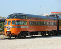 This is my ride for the day, restored Milwaukee Skytop car "Cedar Rapids".