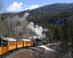 Coming off the Highline, the track sweeps through a couple impressive curves