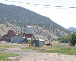 Looking east through the once-mighty Salida yards from a parking lot near downtown