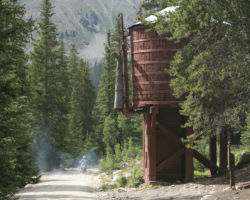 Looking back west at the Tunnel Gulch Tank