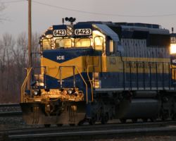 Another view of 6423 in the evening light at Nahant