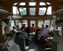 And then looking back out the famous glass rear end.