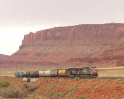 The moral of the story here is that the scenery will always dwarf the trains