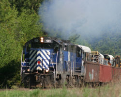 The Paradise Local sets out for Saint Regis, MT, just south of Paradise.