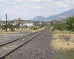 The way we're going - north (railway west) to Leadville and Tennessee Pass