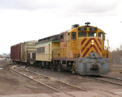 Coming back into the yards in central Santa Fe. Thus concludes the day's run.