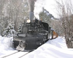 From Tall Timber, we headed straight up to the old Cascade siding area for a few more run-bys.
