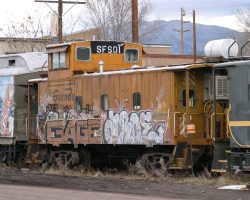 Just so this report will have some Rio Grande content, the SFS has two Grande cabooses, SFS 01 and an unknown.