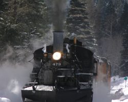 Well, since we're already at the Cascade wye, we might as well do a run-by of our own train coming back to get us....