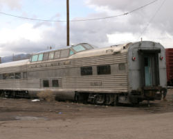 ATSF 502, Plaza Lamy, a dome/lounge built in 1950