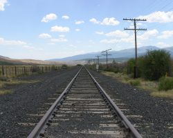Looking south from near the US 24 bridge back towards Kobe. Kobe has a high/wide detector, and a wire that was dangling over the track two weeks ago is now neatly tied to a pole - more evidence!