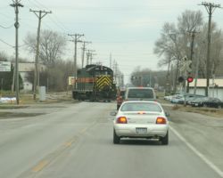 IAIS 468 crosses 10th Avenue
