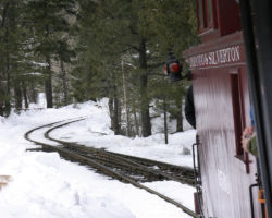 Back at Cascade, they back us through the wye to get us pointed back towards Durango