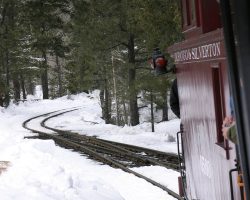 Back at Cascade, they back us through the wye to get us pointed back towards Durango