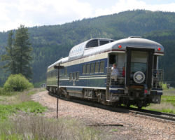 It might be a deadhead run, but I'm glad to see somebody's enjoying this beautiful trip aboard the Bella Vista