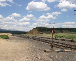 The Malta Yard, about as close the ex-DRGW main gets to Leadville, having served the town with a branch that exits the yard on a wye to the right.