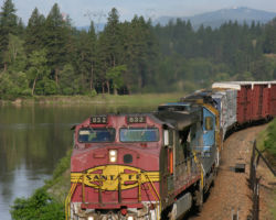 Breaking the morning solitude along the Flathead near Plains, MT