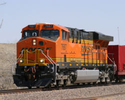 And a last look at the brand new GE pulling it.