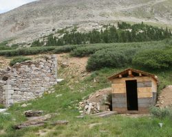 One of this year's projects is the tool shed, located just west of the old engine shop.