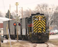 Almost there, as the local crosses over 10th Avenue