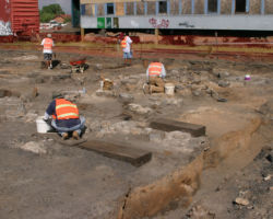 Another, closer view, looking southwest