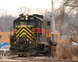 Opening the switch to back on to the empties