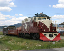 This is the 2pm train, getting ready to depart Leadville