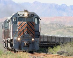 503 and crew work through the curve just north of Kearny, easily accessed from Tilbury Road.