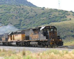 About 1100h, they come cruising around the corner on the Thistle relocation