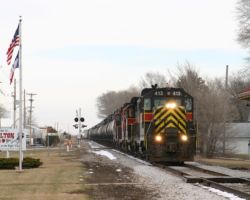 "On the Right Track" at Wilton, at least according to the sign